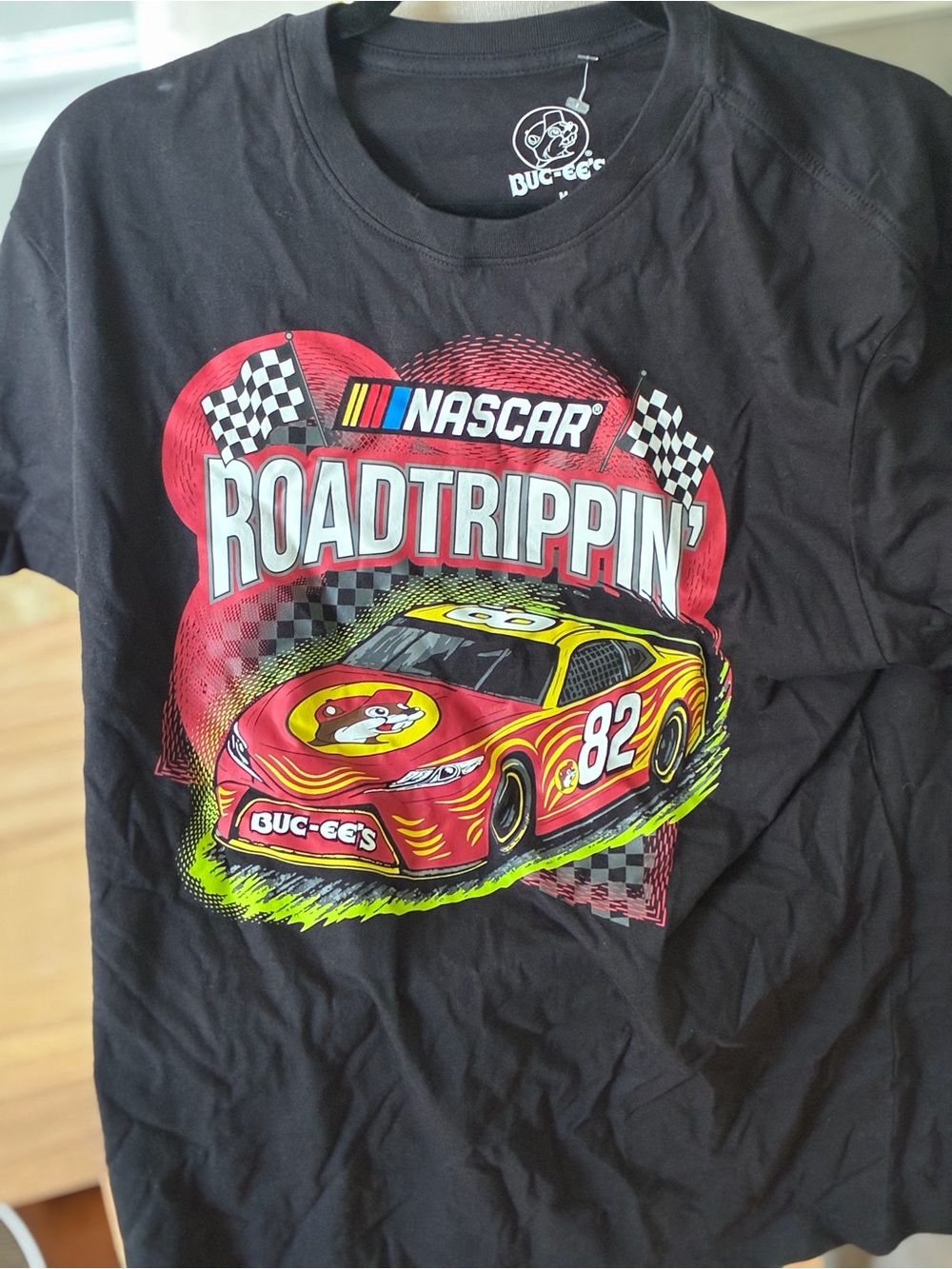 NASCAR/Buc-ees Roadtrippin' Graphic Tee - Black Medium
